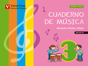 Cuaderno De Musica 3+Cd