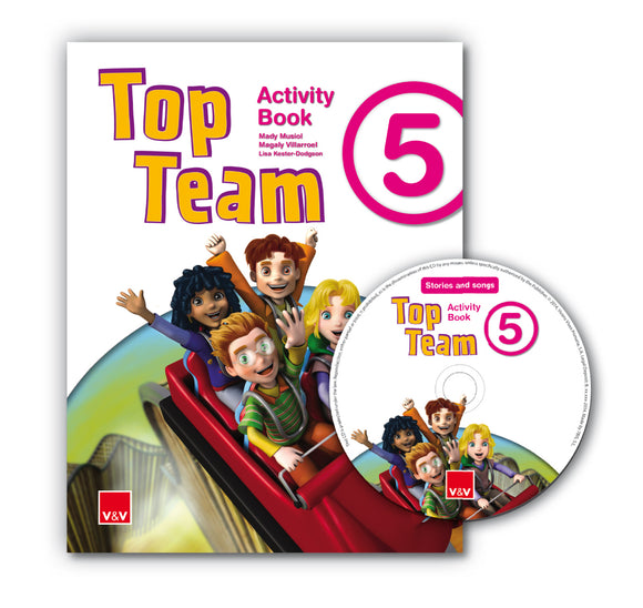 Top Team 5 Activity Book + Cd Stories And Songs