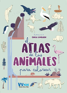 Atlas De Los Animales Para Colorear (Vvkids)