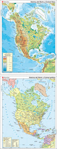 N-22 America Norte Fisico-Politico
