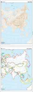 N-39 Mapa Mural Mudo Asia