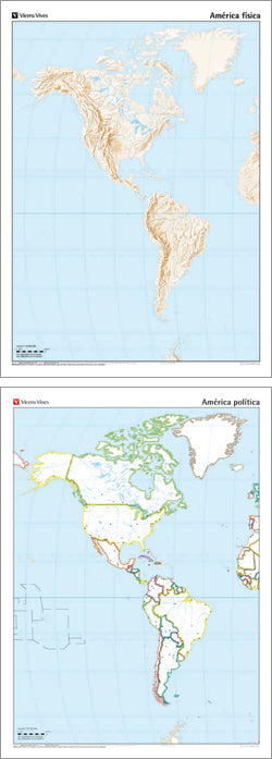 N-15 Mapa Mural Mudo America N/E