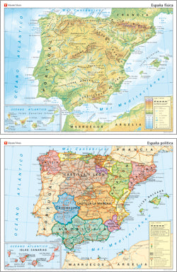 Mapa Mural España N-1 N/E
