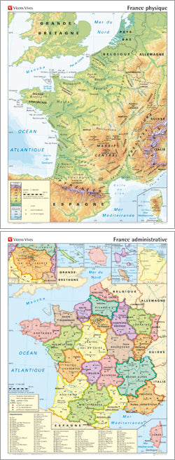 Mapa Mural Francia
