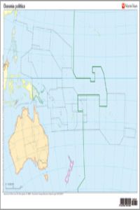 Mapa Mudo Oceania Politica